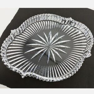 Vintage Waterford Crystal Accent Tray 8”